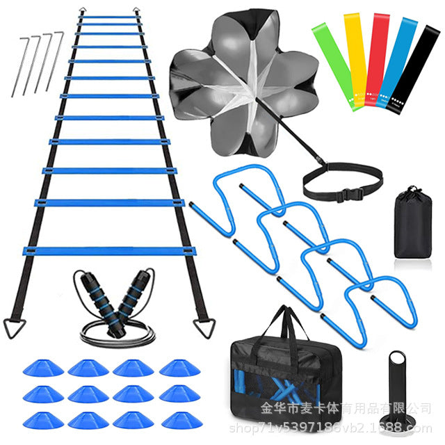 Hurdle agility ladder speed ladder rope ladder agility hurdle frame agility ladder jump ladder set soccer training equipment