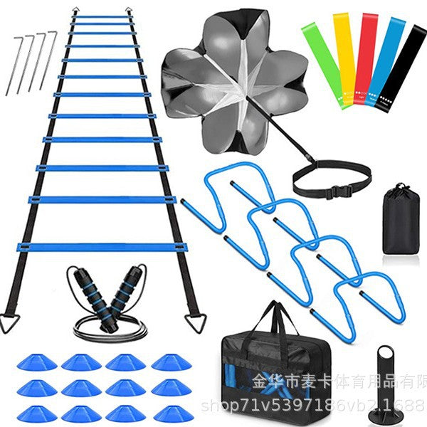 Hurdle agility ladder speed ladder rope ladder agility hurdle frame agility ladder jump ladder set soccer training equipment