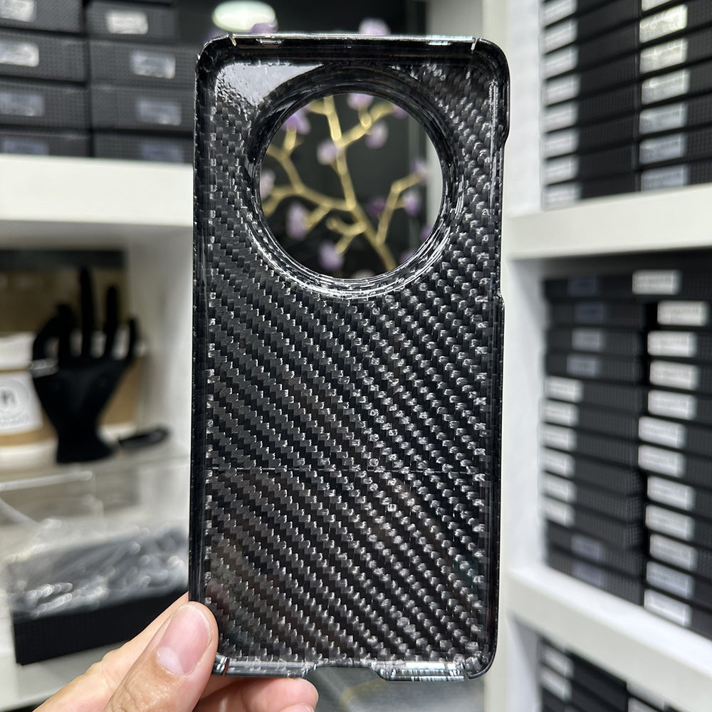 Carbon Fiber Phone Shell Mate60Pro Forged Pattern 60 Carbon Fiber Protective Sleeve